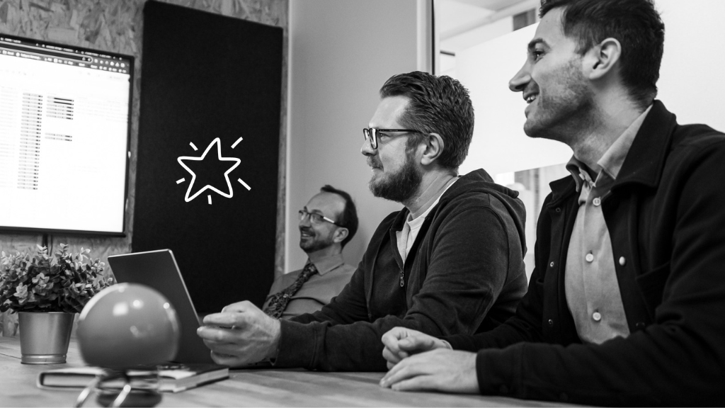 Colleagues-smiling-in-a-conference-room