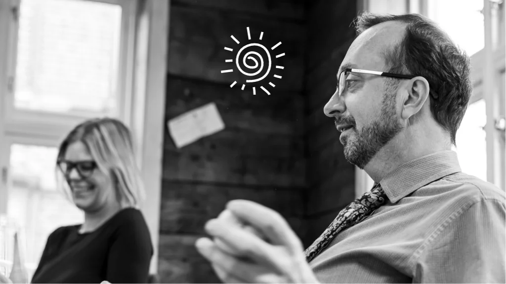 Radiant smiles spreading sunshine in the office